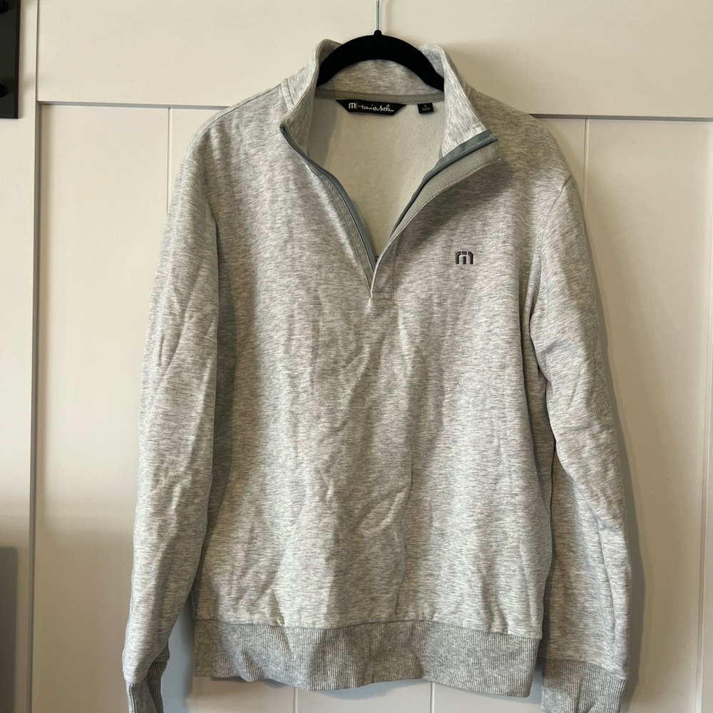 Travis Matthew’s Grey Half Zip Jacket/Sweater - image 1